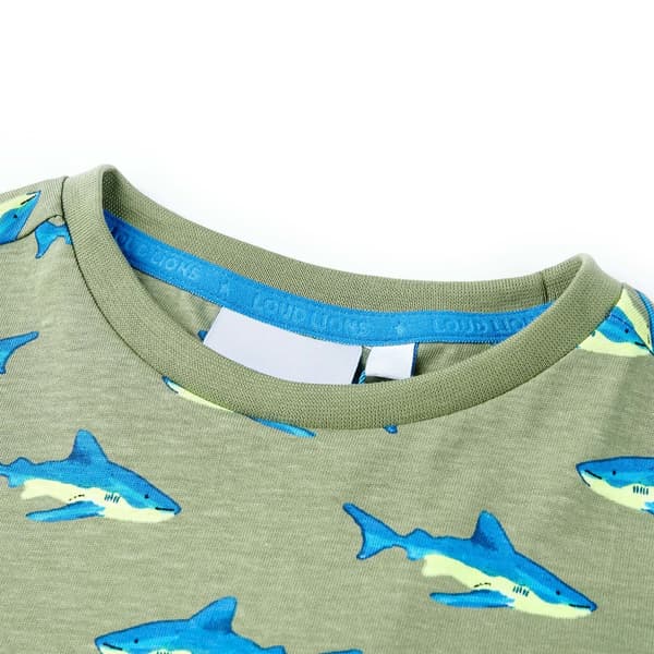 Lasten T-paita, vaalea khaki, 104