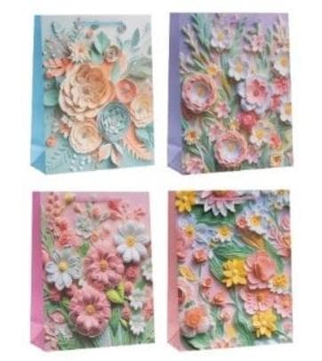 Dekorativ pose 18x23x8cm Blomster MIX
