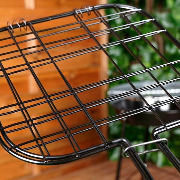 BURGERGRILL METALGRILLHOLDER TIL BURGERE 49 CM