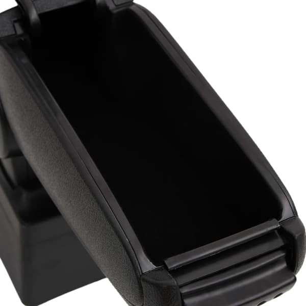 vidaXL bilarmlæn, sort, 12x34x(35-47) cm, ABS