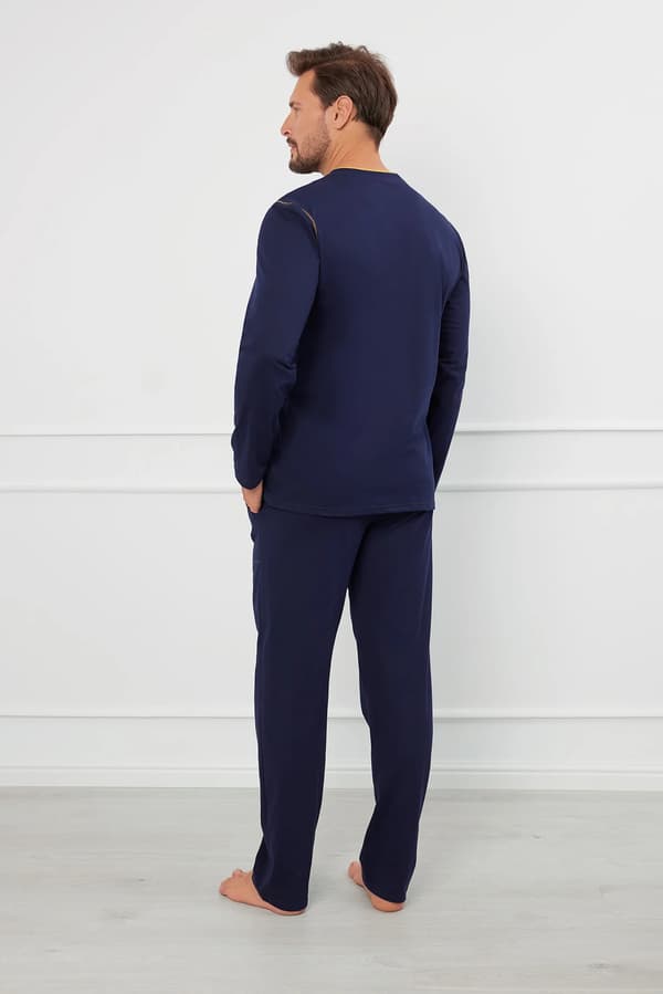 Ludwik herrpyjamas långärmad, långbyxor XXXXL