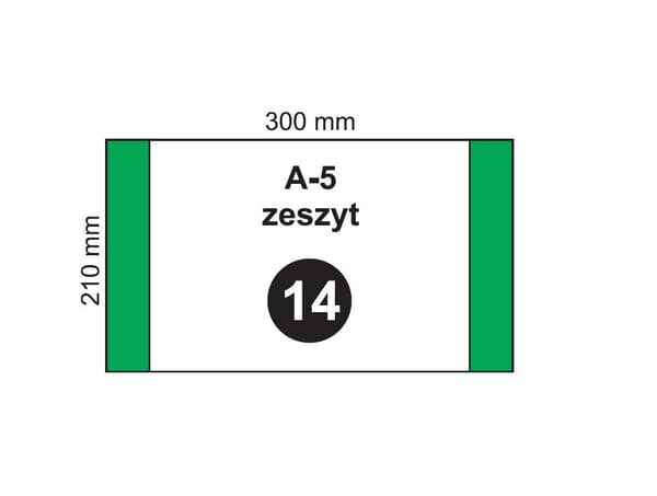 Notesbogsomslag A5 nr. 14 (20 stk.)