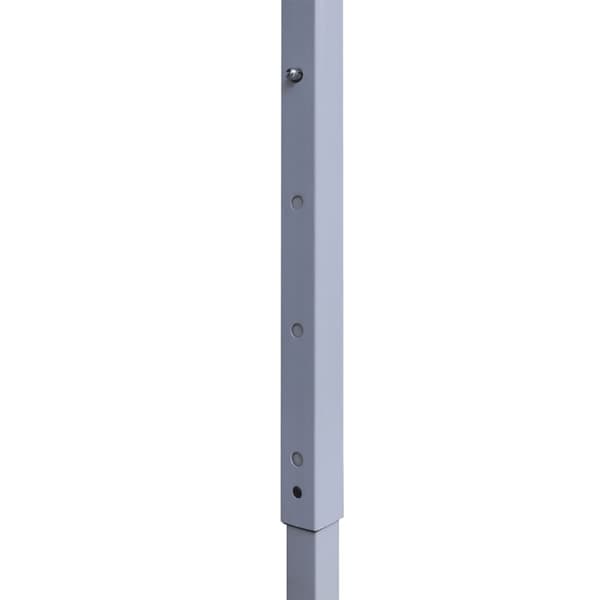 vidaXL professionelt foldbart festtelt, 4 sider, 2x2 m, stål