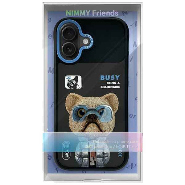 Nimmy Cool&Cute 2.0 Hundecover til iPhone 17 Sort