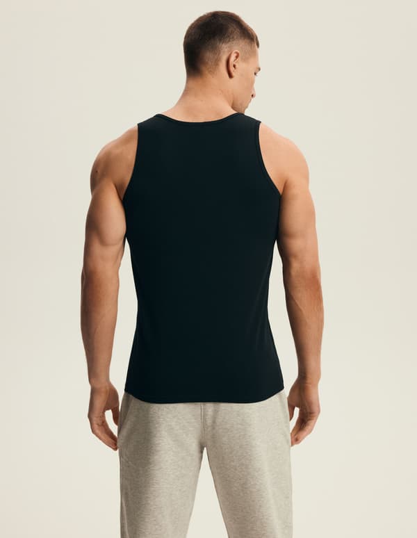 Move Henderson Herre Tanktop 2-pak | Sort M