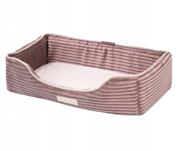 Smal katteseng til vindueskarm DOTTY, MEMORY VISCO skum, pink