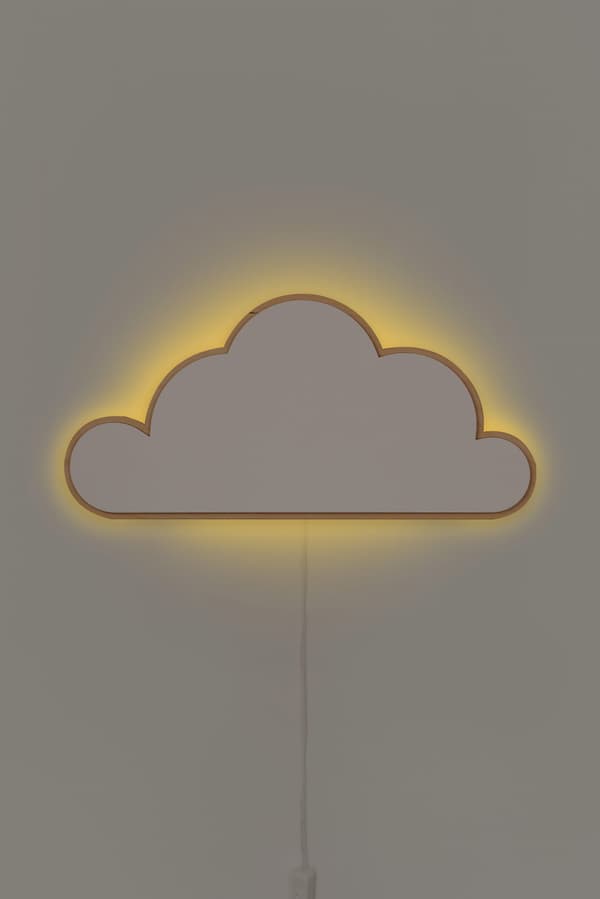 Trælampe CLOUD til børneværelse - børns natlampe - tupti.lights