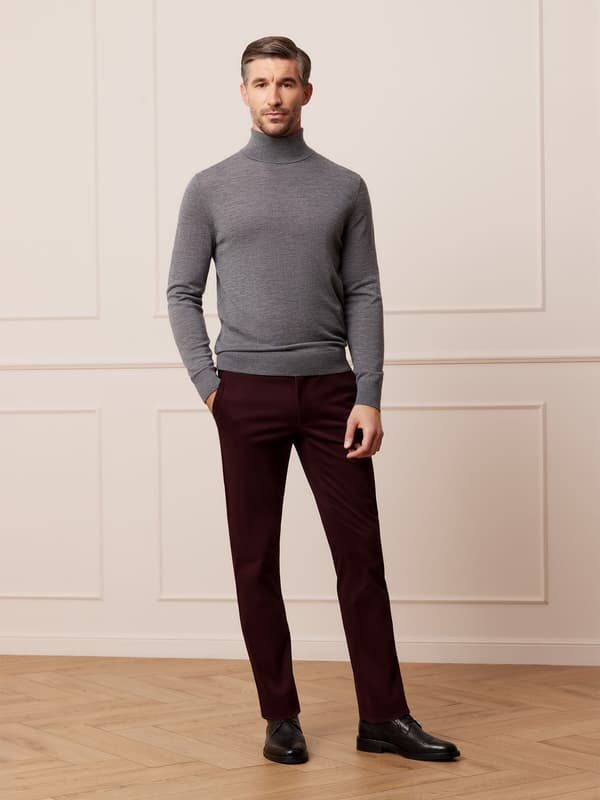DARREG BURGUNDY BUKSER 36/32