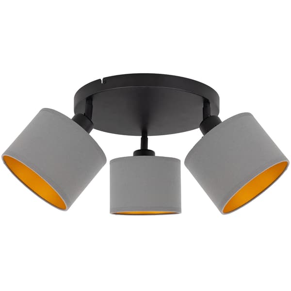 Tornado AMP3K lampe grå-guld