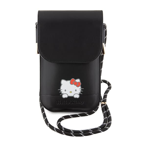 Hello Kitty Läder Daydreaming Cordväska, Svart