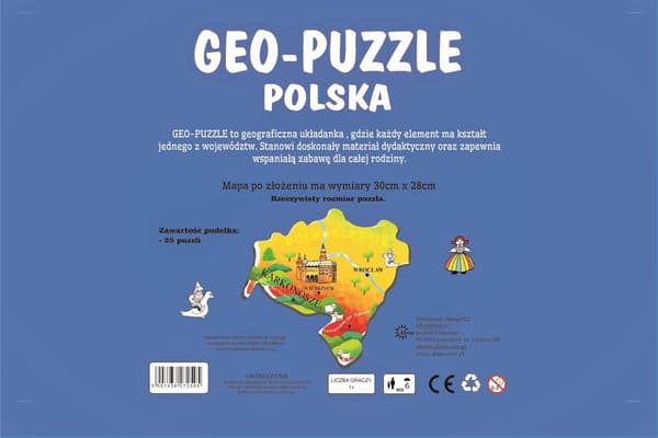 GEO-PUZZLE POLEN 2595
