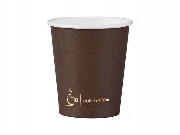 Kaffepapkop 180 ml 100 stk. til varme drikke kaffe til