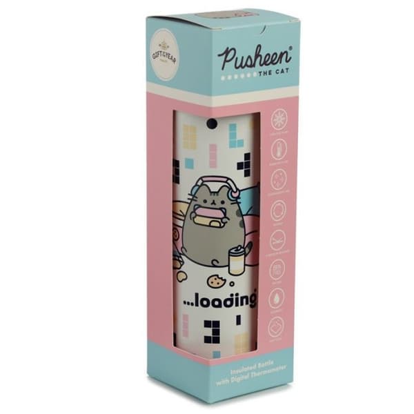 PKBOT149 Pusheen Spil Termoflaske med Termometer