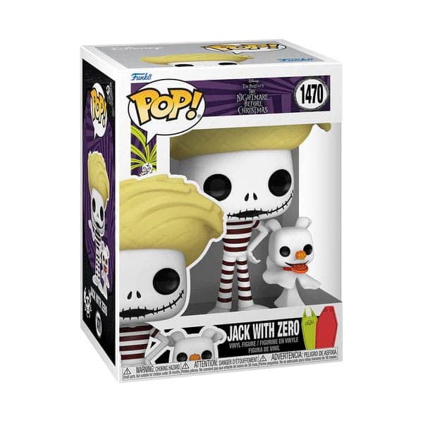 Funko POP The Nightmare Before Christmas 1470 Jack with Zero Samlarfigur