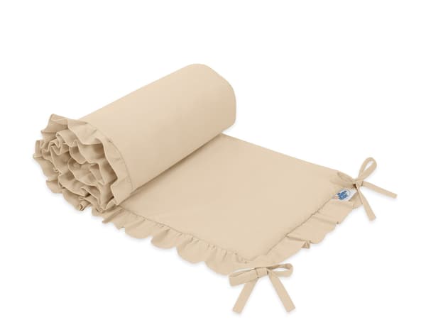 Universal sengesengseng med flæse - beige