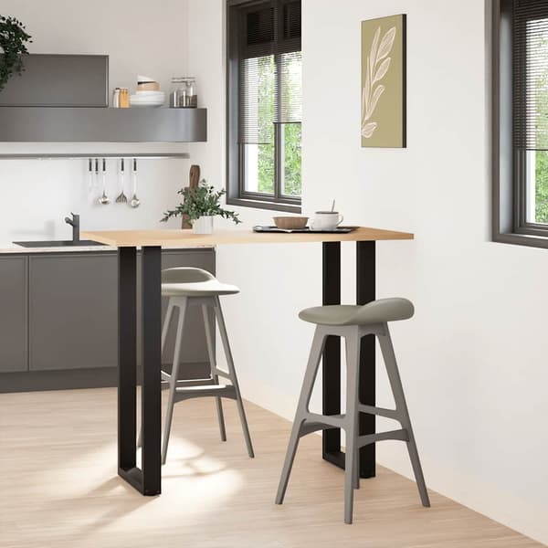vidaXL sofabordsben, 2 stk., sort, 40x(110-111) cm, stål