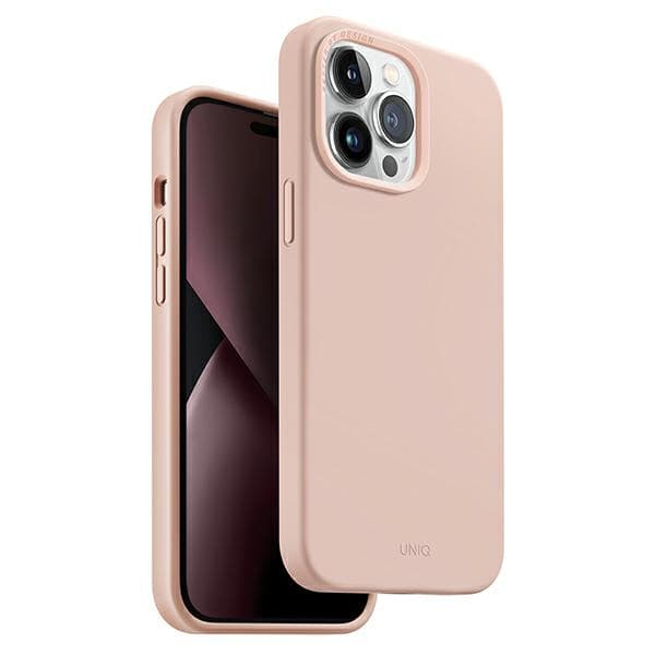 UNIQ Lino-etui til iPhone 14 Pro Max, lyserød