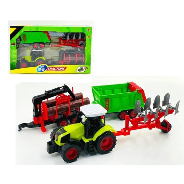 Traktor med maskiner