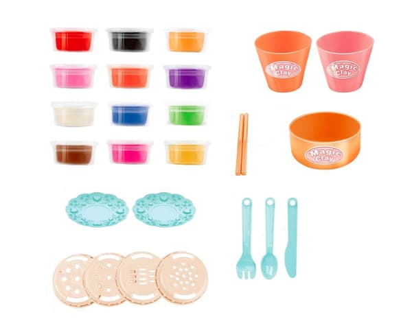 Plastilina - leksak liten kock
