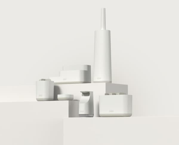 EasyStore tandbørsteholder, ecru / Joseph Joseph