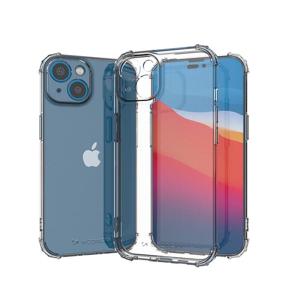 Pansret cover til iPhone 14 Plus Anti-Shock transparent