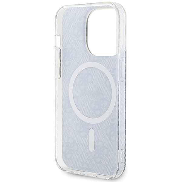 Guess IML 4G MagSafe-etui til iPhone 15 Pro, blå