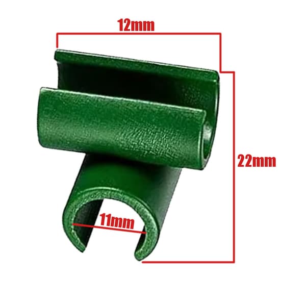 KORSSKYDD FÖR STOLPE 11 mm 10 st