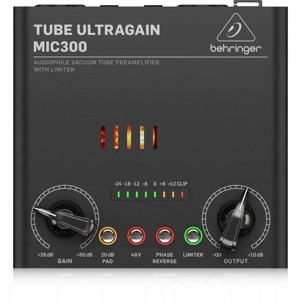 Behringer MIC300 - putkimikrofoniesivahvistin