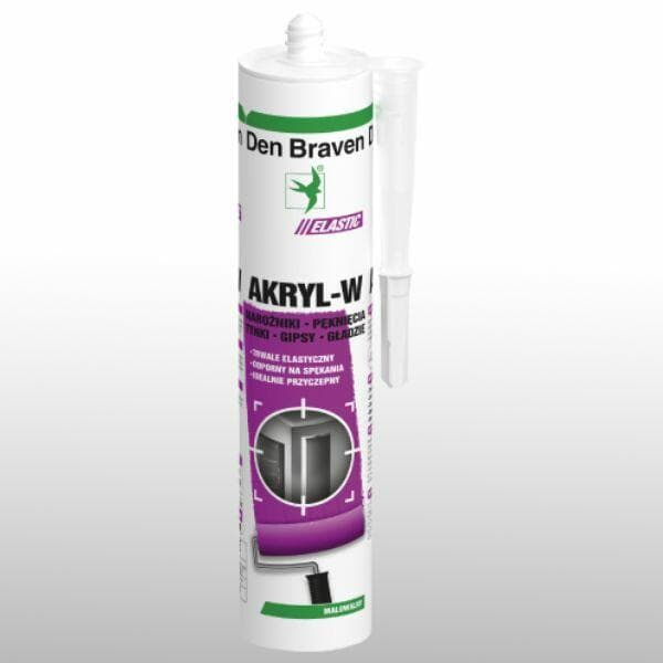 Den Braven Acryl W 300 ml hvid