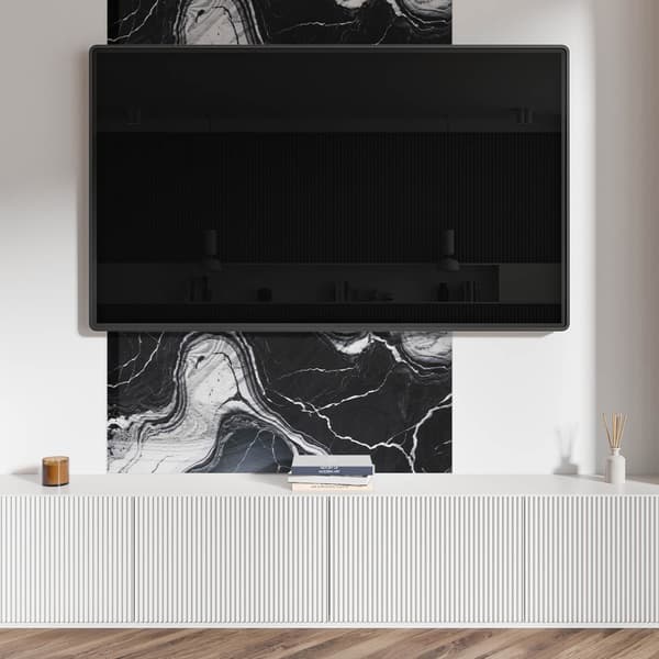 Selvklæbende vinyltrykt panel 100x50 cm abstrakt marmormønster