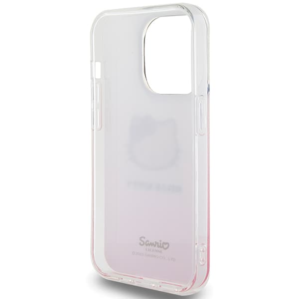 Hello Kitty IML Gradient Electrop Kitty Head-skal till iPhone 14 Pro Max, Rosa