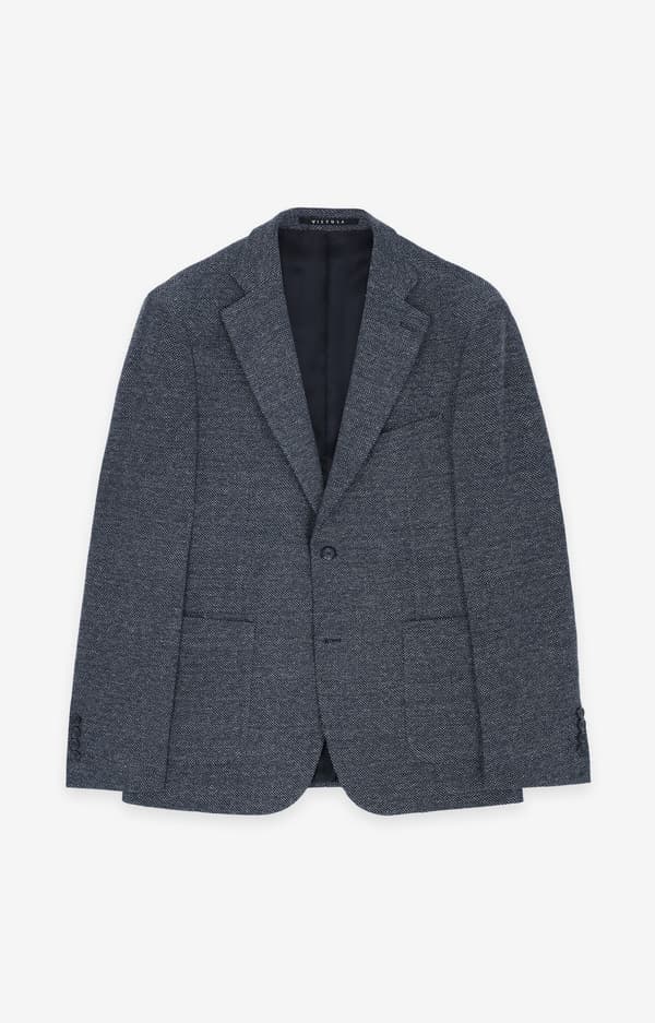 Slimfit hørjakke 98