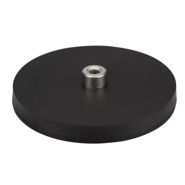 Magnetisk holder M4 gevind gummikappe 43x6 mm