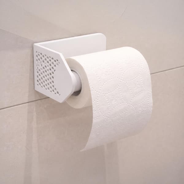Sort moderne toiletpapirholder til badeværelsetoilet