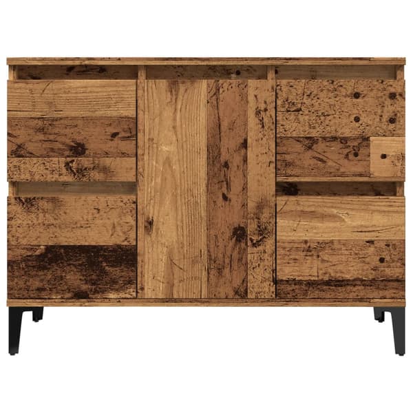 vidaXL håndvaskskab, antik træ, 80x33x60 cm