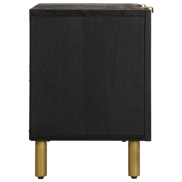 vidaXL TV-bord, sort, 105x33x46 cm