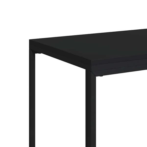 vidaXL sidebord, sort, 40x30x59 cm, træbaseret materiale