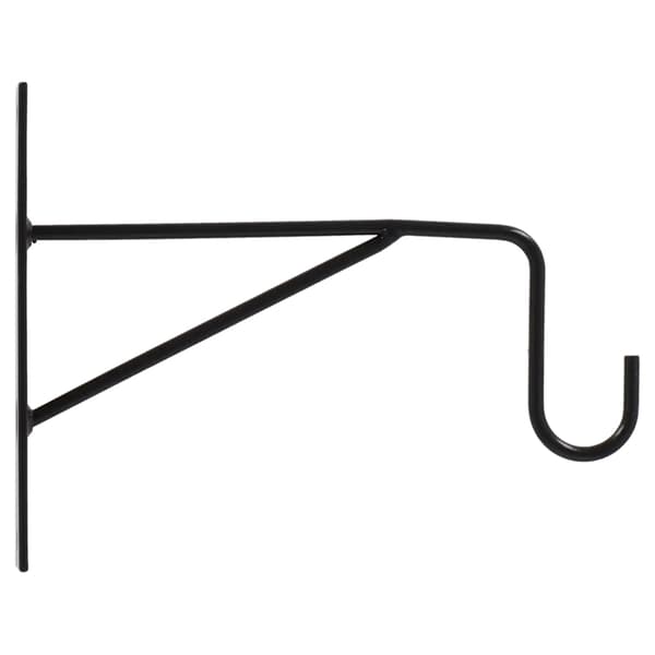 Krog til ophængning af potter og lanterner, sort, 21 cm