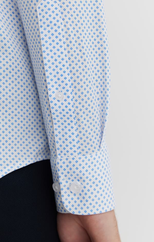 Slim fit -paita printillä L