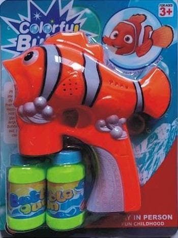 Fisk för att göra bubblor