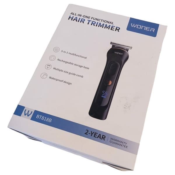 12-i-1-skäggtrimmer med LED-display