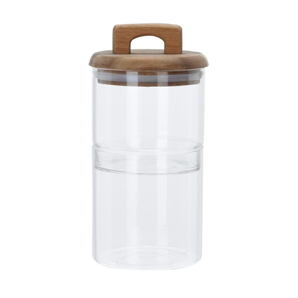 2-kerroksinen lasisäiliö 2 x 600 ml