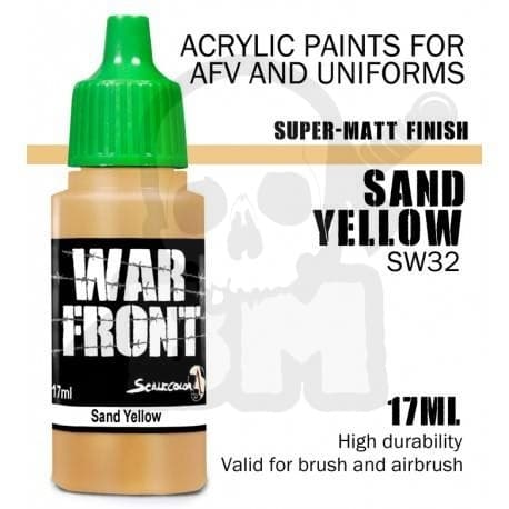 SW-32-mittakaavan väri War Front -hiekankeltainen