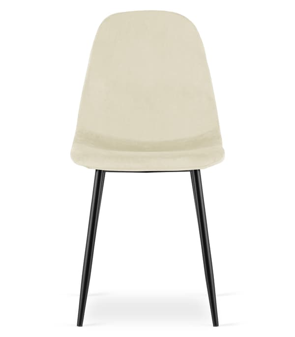 COMO stol - beige velour x 2