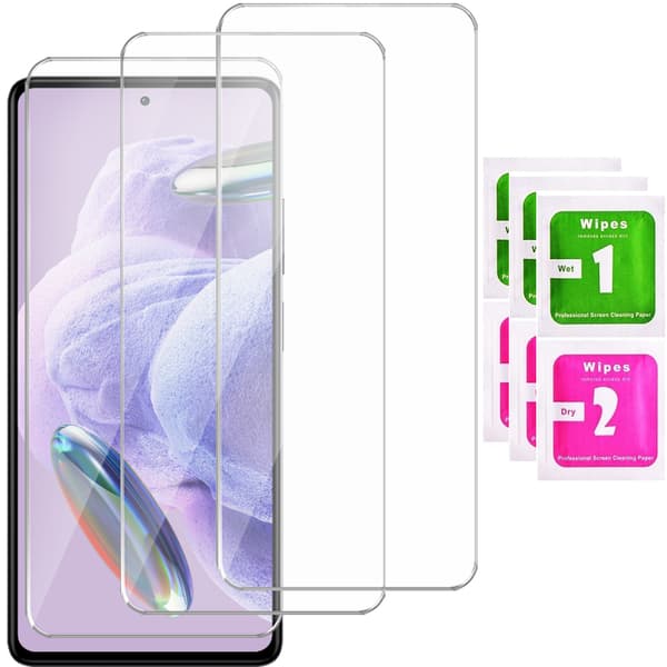 3x Härdat glas för XIAOMI NOTE 12 PRO+ 9H-glas | 3-pack