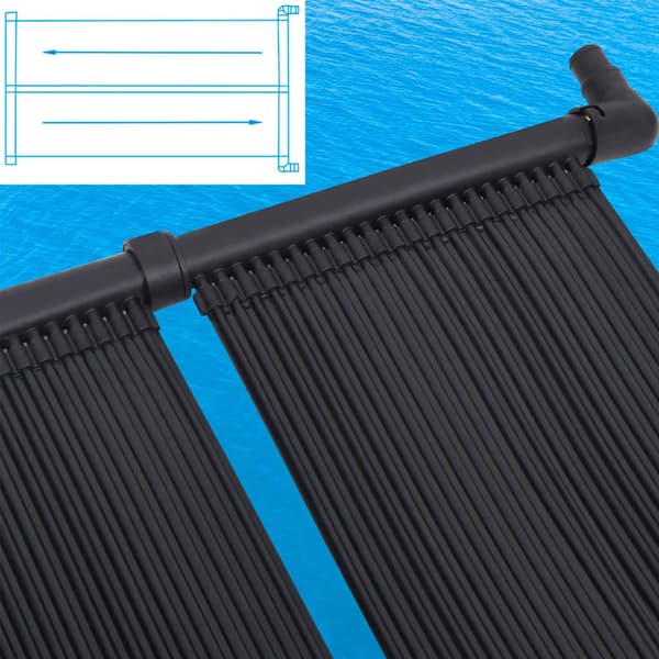 vidaXL solvarmepaneler til pool, 2 stk., 80x310 cm