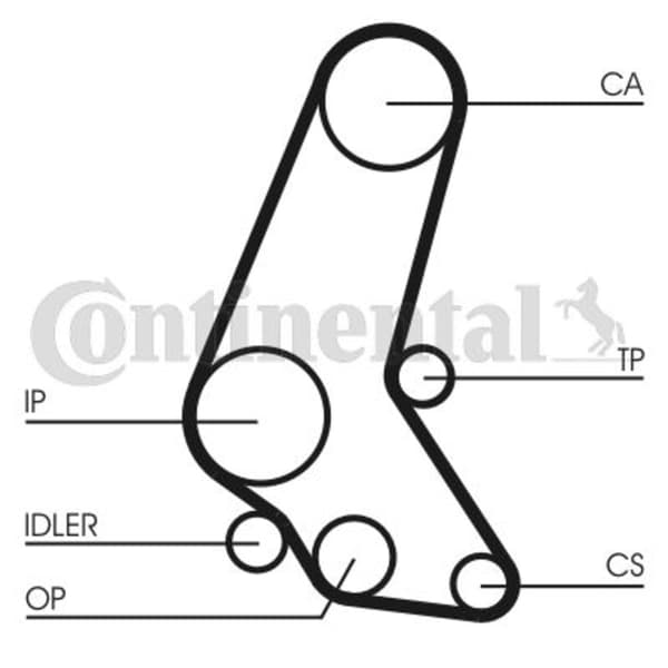 CONTITECH CT 748 kamrem