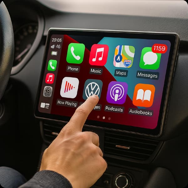 H509 Carplay Android Auto radioskärm