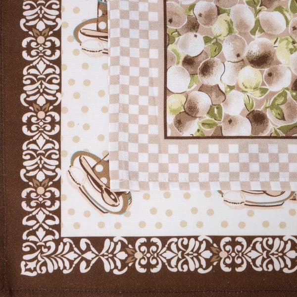 Set med 2 MELANI-dukar 50x70 tryckta