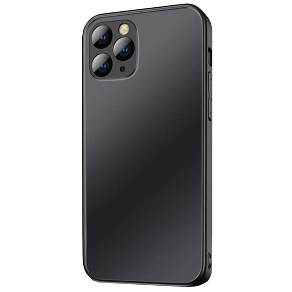 Mat cover til iPhone 11 Pro Max, sort